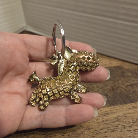 Zebra Crystal Rhinestone Pendant Keychain - Picture 6 of 12